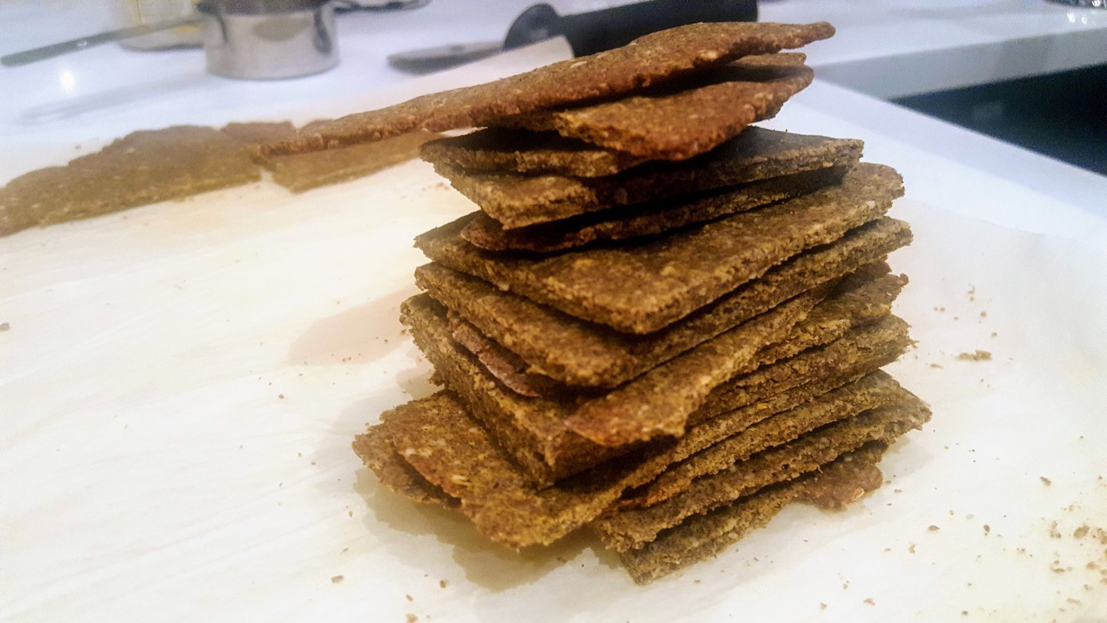 Recipe 115 Buckwheat Sweet Potato Crackers