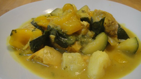 Paleo Coconut Chicken Stew-024