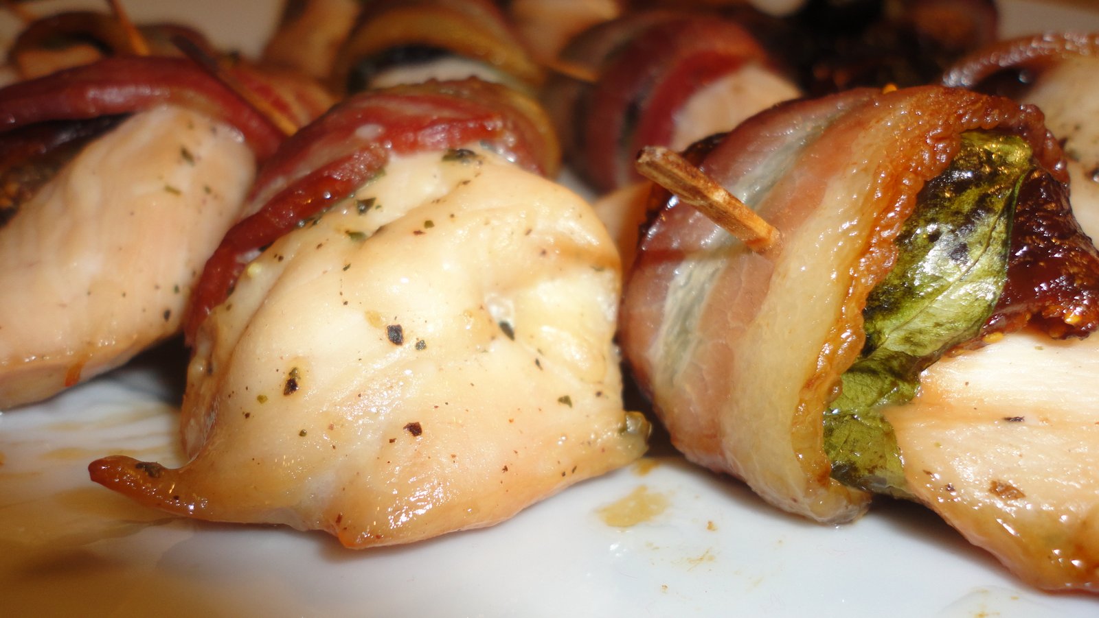 Recipe #32 | Fig And Basil Chicken Wrapped In Bacon