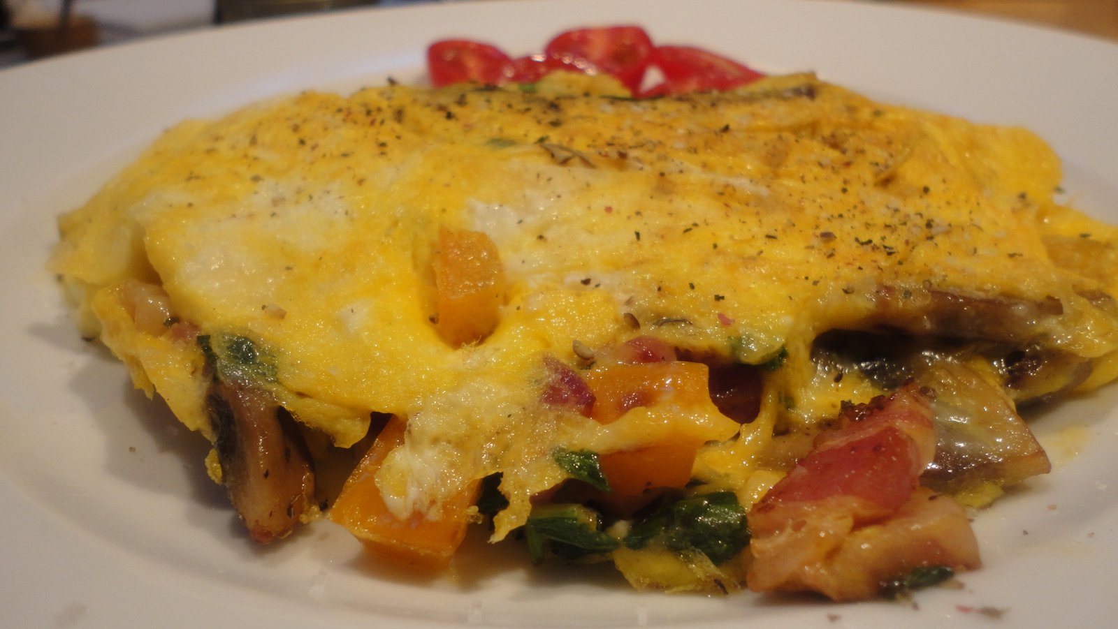 Recipe #45 | Bacon And Mushroom Omelette