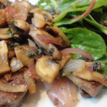 Recipe #68 | Grass Fed Beef Liver With Bacon, Onions, Mushrooms And Mint