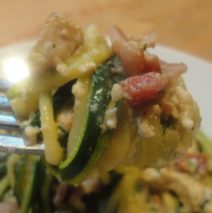 Recipe #64 | Zucchini Spaghetti Carbonara