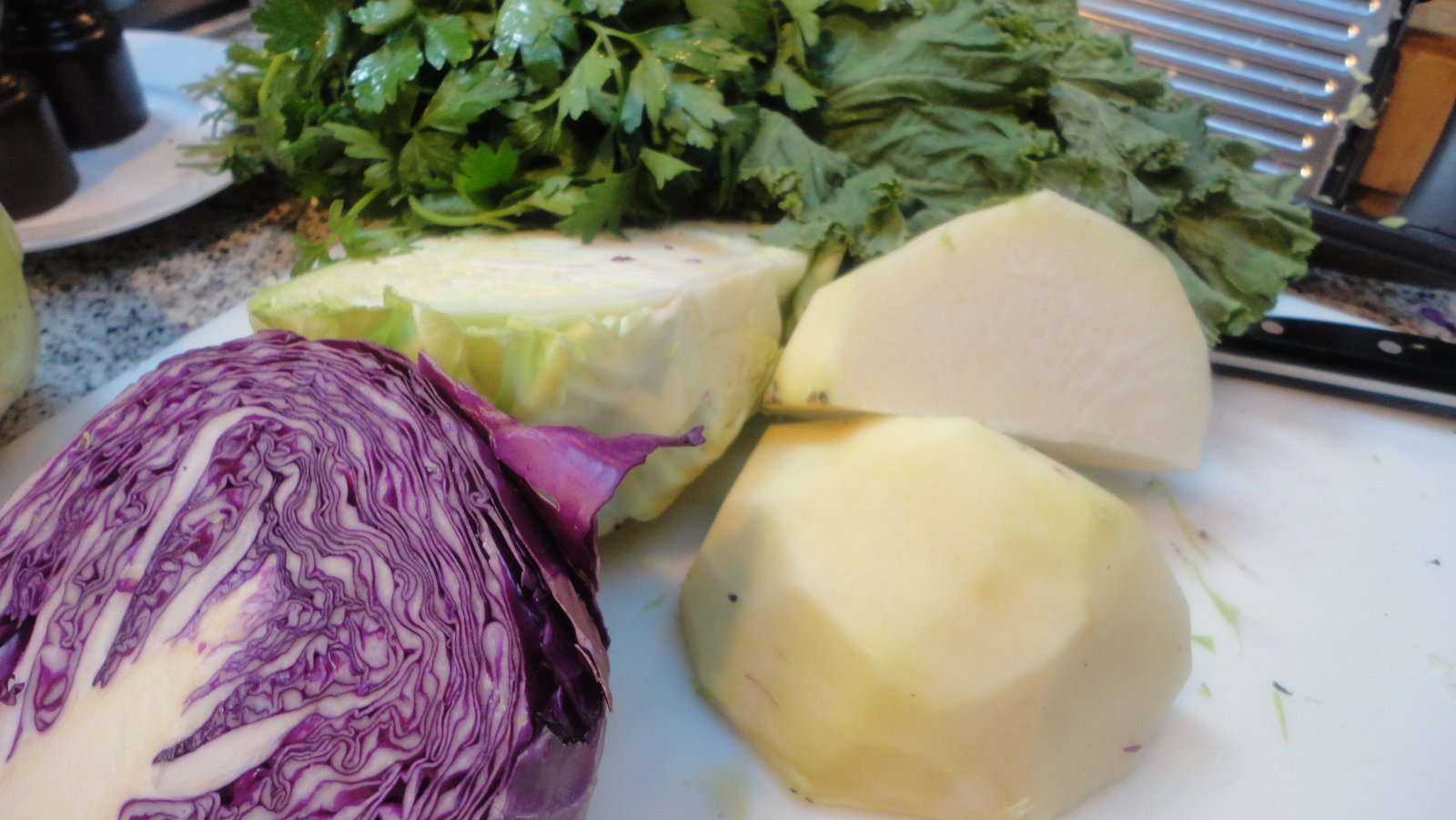 Recipe #69 | Kohlrabi Kale And Cabbage Coleslaw