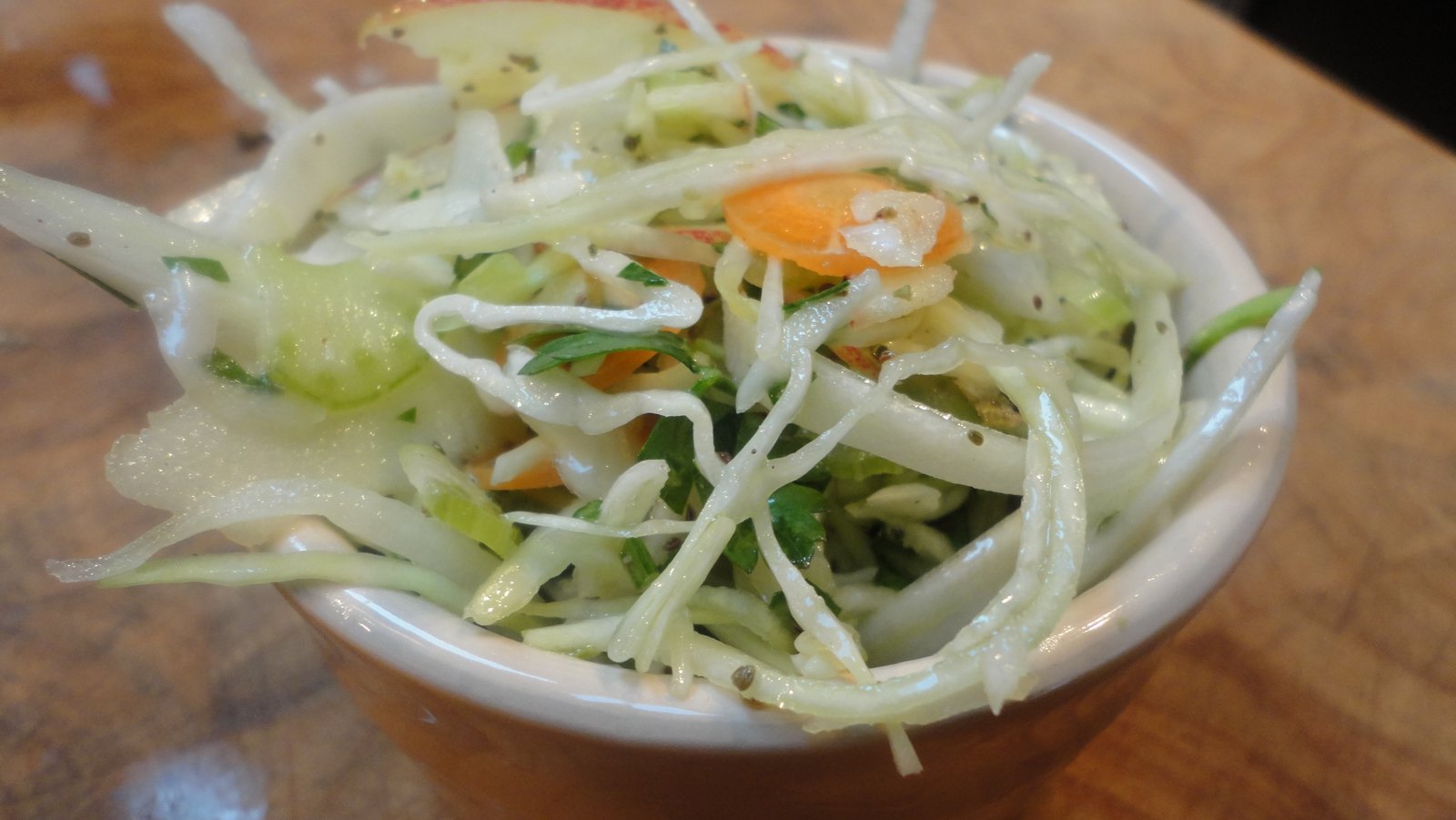 Recipe #74 | Green Cabbage And Apple Coleslaw