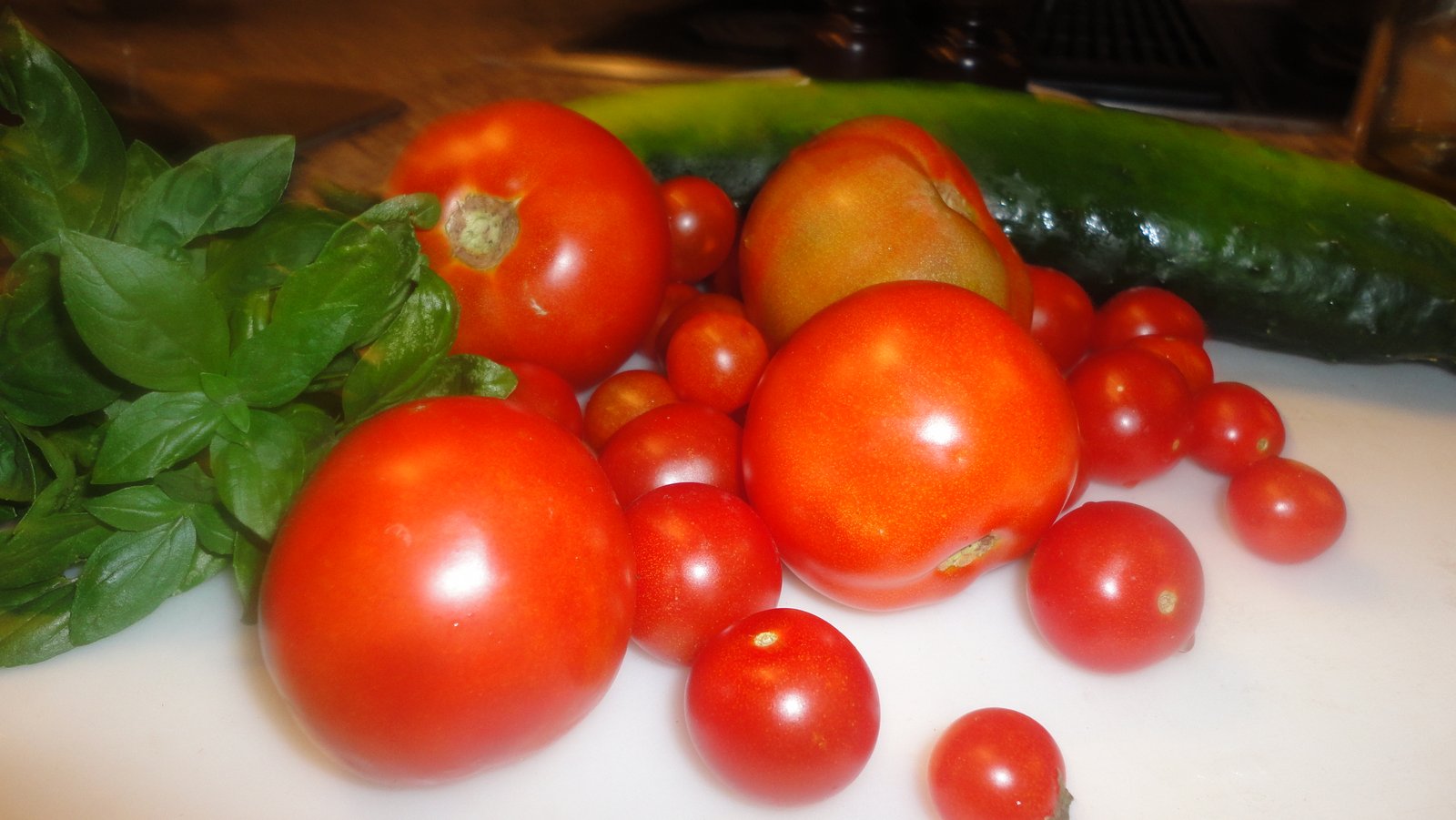 Recipe #76 | Tomato Cucumber And Basil Salad